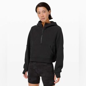 Lululemon Scuba Oversized 1/2 Zip Hoodie M/L Black